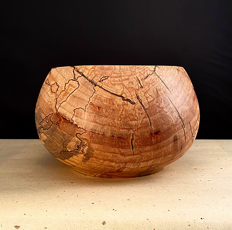 142 spalted maple 7"x4"