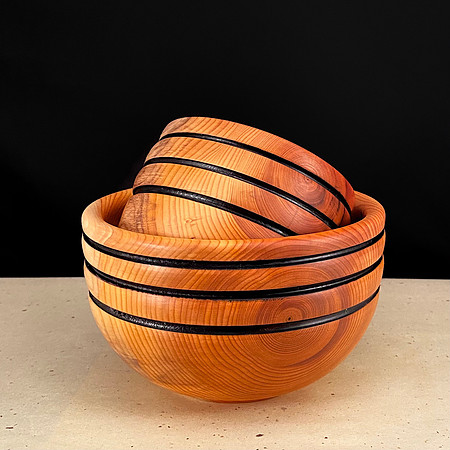 146 pacific yew 5"x4" w/matching cup