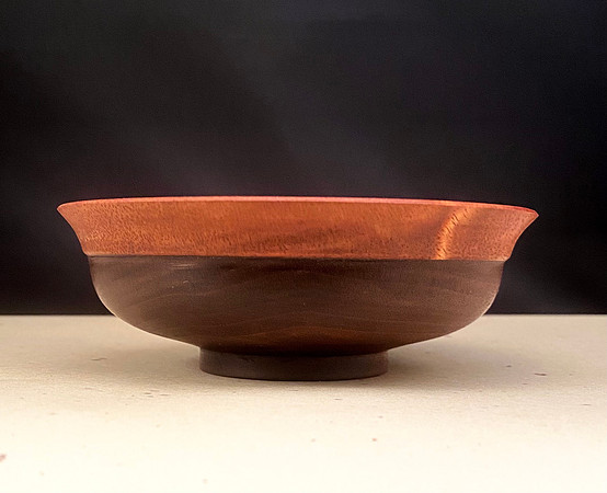 176 walnut and mahogany 4"x2"