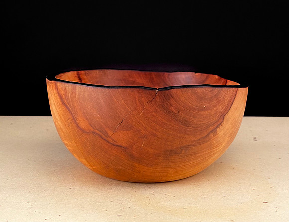 192 apple w/burnt rim 5"x2"
