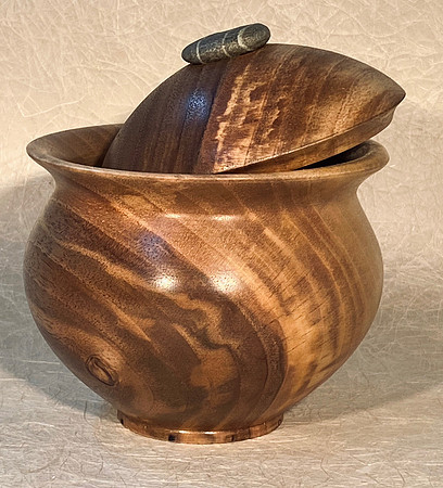 11 walnut w/lid 4"x5" SOLD