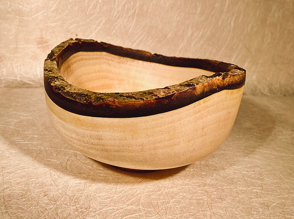 14 walnut w/live edge 6"x2-1/2"
