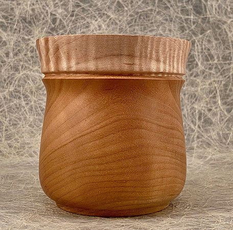 27 cherry and birdseye maple 3"x4" SOLD