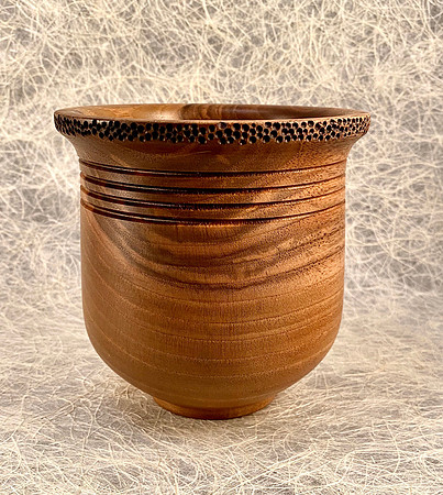 walnut vase 4"x5" @Rob Schouten Gallery