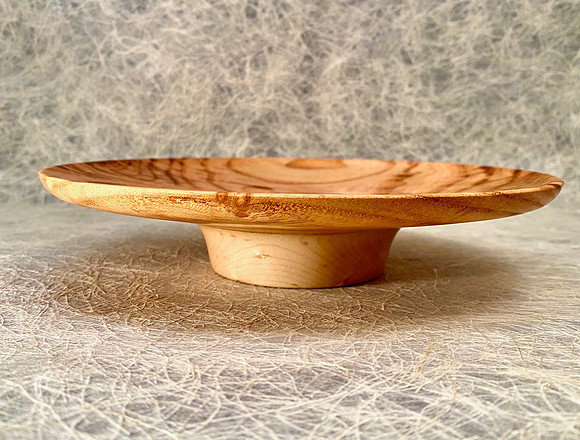 48 honey locust w/maple base server 9"x2-1/2" SOLD