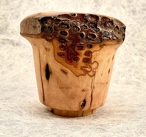56 holly w/live edge 4"x4" @Rob Schouten Gallery