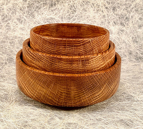 57 white oak set 6", 5", 4"x2"