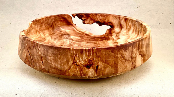 90 poplar burl 1 - opposite view  SOLD