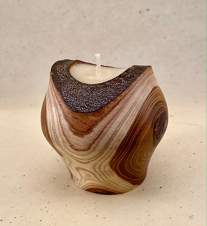 92 Laburnam candle 3"x4" SOLD