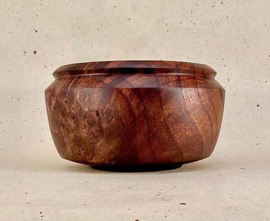 102 walnut burl 6"x3"