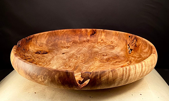 114 poplar burl 13-1/2"x3"