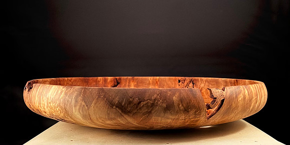 114 poplar burl 13-1/2"x3"