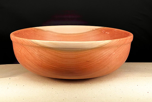 122 cherry salad bowl 12"x4"