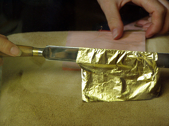 Working Gold Leaf